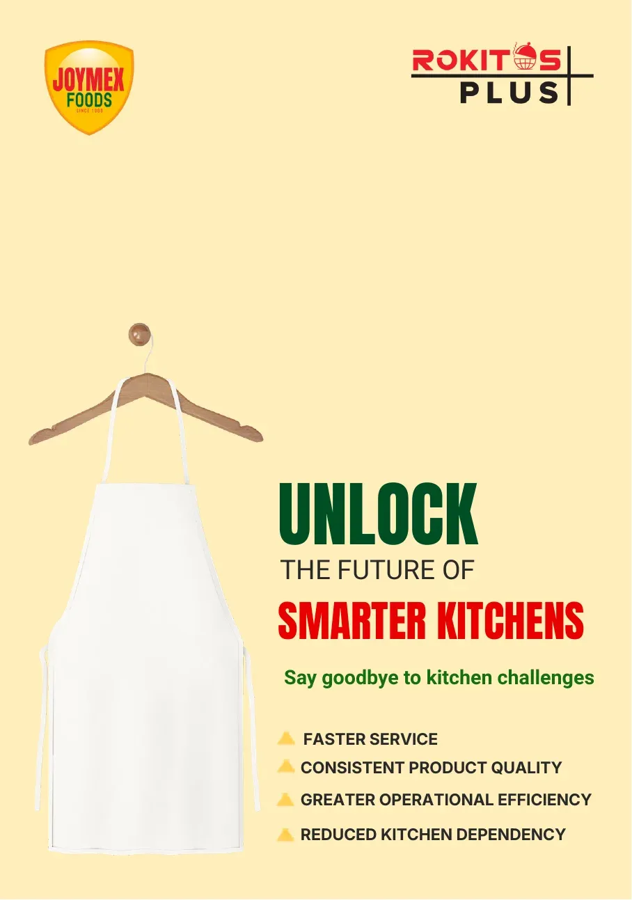 Cover of the Joymex Foods Unlock the Future of Smarter Kitchens brochure