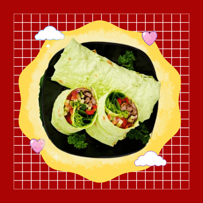 FLOUR TORTILLAS SPINACH